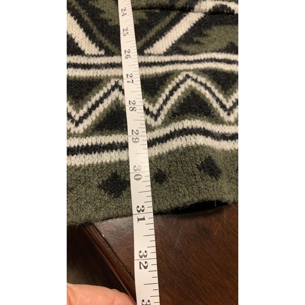 Frye M Long Knit Aztec Southwest Western‎ Cardigan Casual - Picture 6 of 7